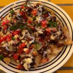 Photo shows nachos ready to eat
