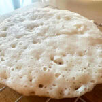 Photo shows the cooked appam