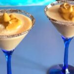 2 Coffee martinis with dalgona coffee