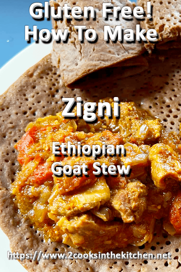 Zigni And Rice Zigni - Ethiopian Meat Stew - 2 Cooks in the Kitchen